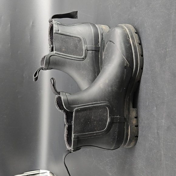 Everlane  The Rain Boot Ankle Rubber Slip On Black Size 8 - Picture 7 of 14